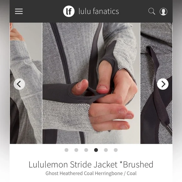 Lululemon Stride Define Jacket *Brushed Size 8 - Picture 4 of 10